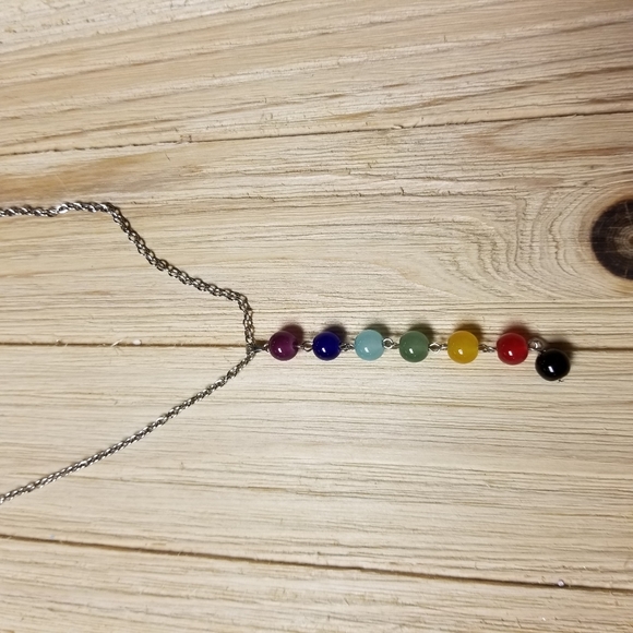 Pretty 7 Chakra Reiki Healing Gemstone necklace - Picture 16 of 16